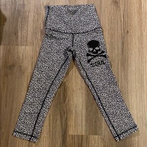 High Waisted Lululemon/SoulCycle Pants *rare